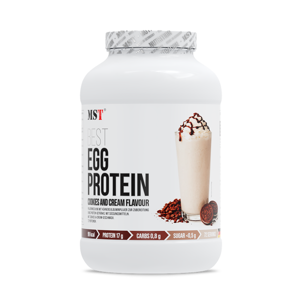 Protein EGG White 1800г зі смаком "Печиво та вершки"